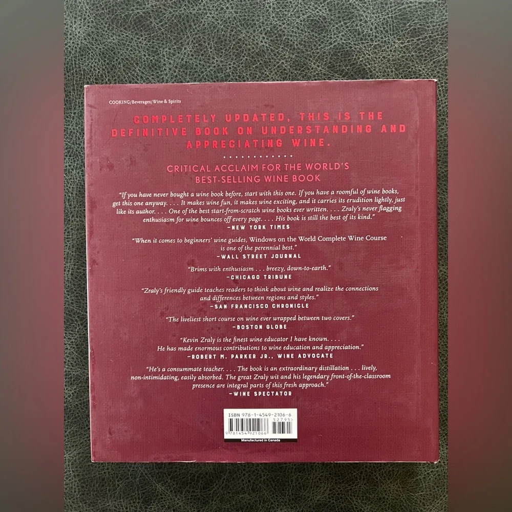 Windows on the World Complete Wine Course Book by Kevin Zraly